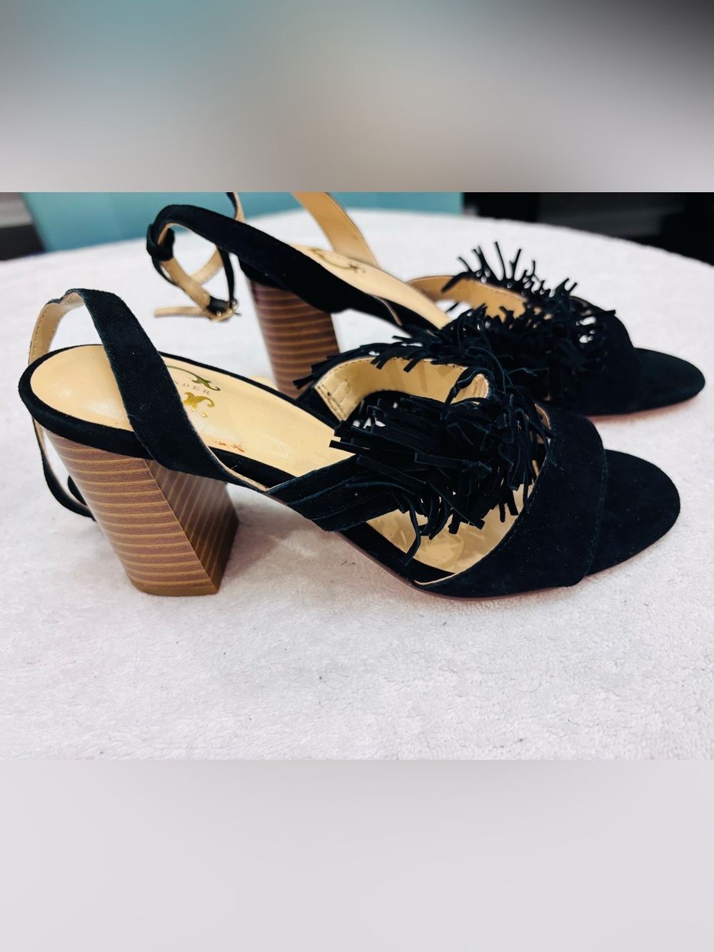 Brand New Leather Heels By C Wonder - Size 6.5M - Heel 3.5 inches - box 18